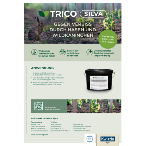 TRICO® SILVA Factsheet Weinbau